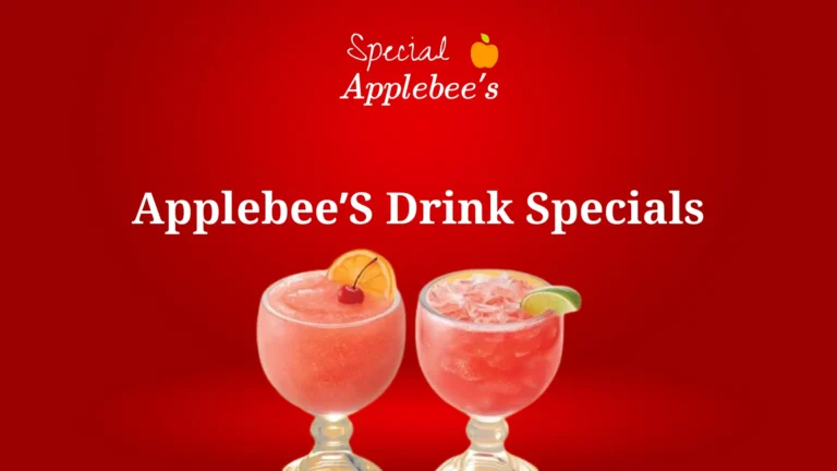 Applebee’s Drink Specials